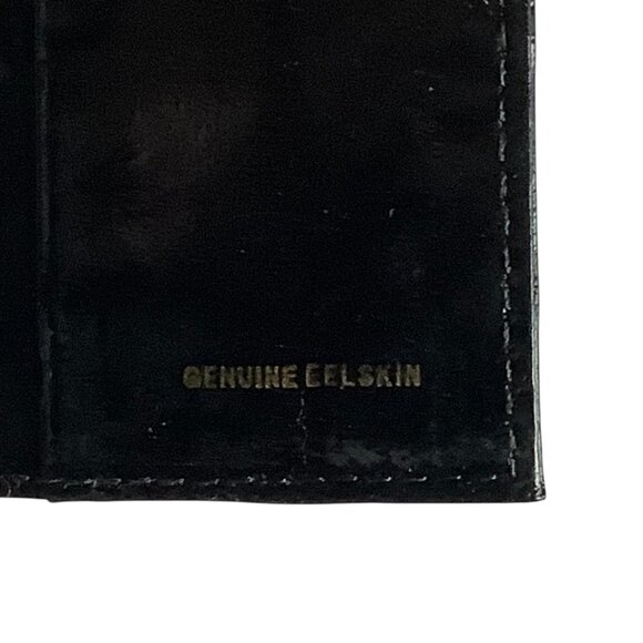 Genuine Eel Skin Mens Wallet By John Weitz 4”x3” - Picture 3 of 8